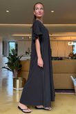 Made in Italy Summer Oscar Pure Cotton T Shirt Dress Coffee Bean /16 =